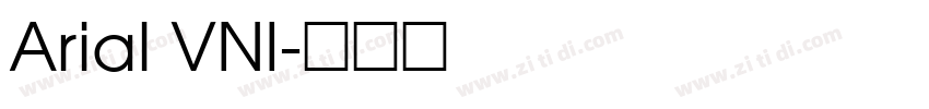 Arial VNI字体转换